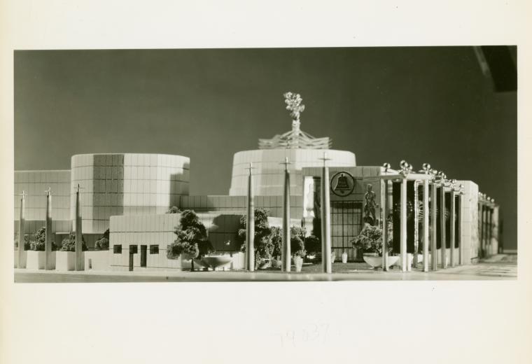 American Telephone & Telegraph Exhibit - Building - Model - Entrance
