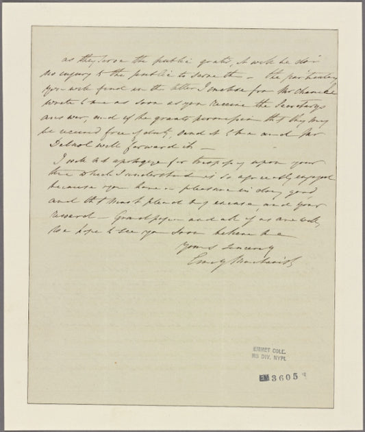 Letter to Count --