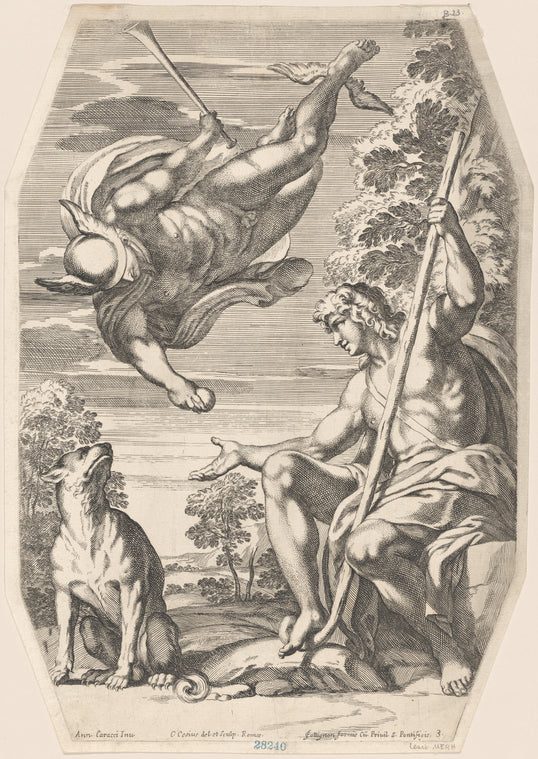 Mercury Bringing the Golden Apple to Paris