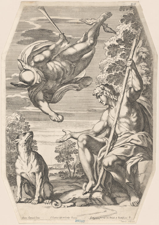 Mercury Bringing the Golden Apple to Paris