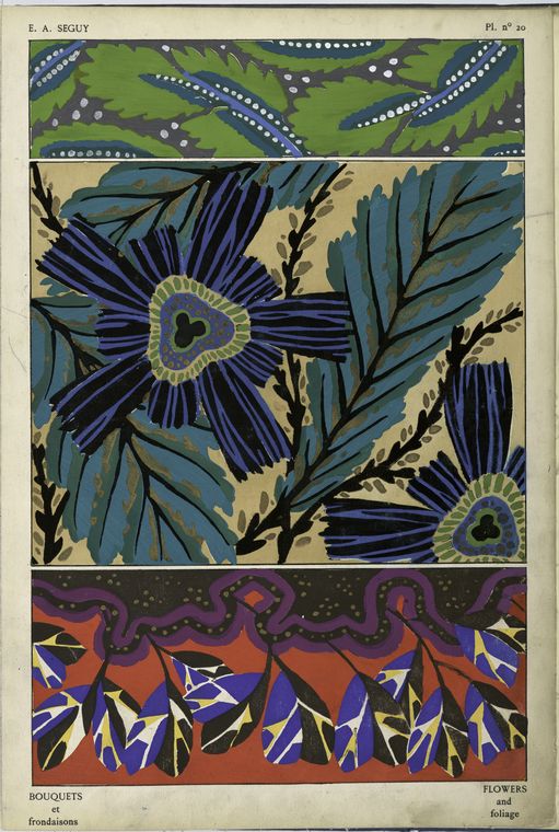 1. Foliage; 2. Flowers and foliage; 3. Foliage