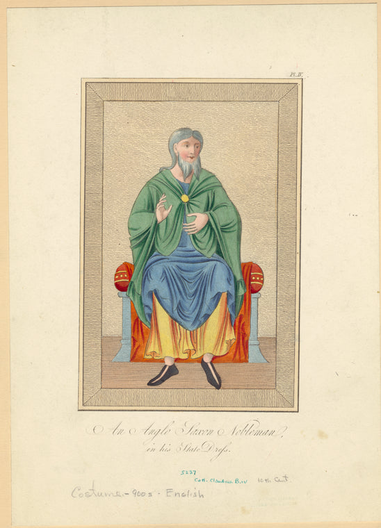 An Anglo Saxon nobleman in his state dress