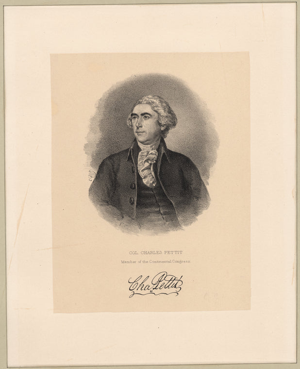 Col. Charles Petit, member of the Continental Congress.