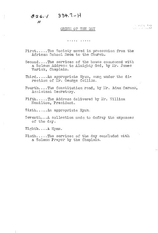 An address to the New York African Society for Mutual Relief: delivered in the Universalist Church, January, 1809