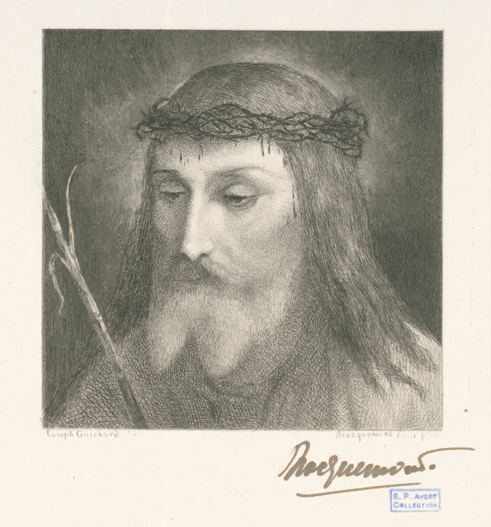 Christ couronné d'épines..., d'après Joseph Guichard.