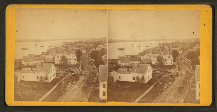 Bath, looking south from Beacon Street. [Bath, Me.]
