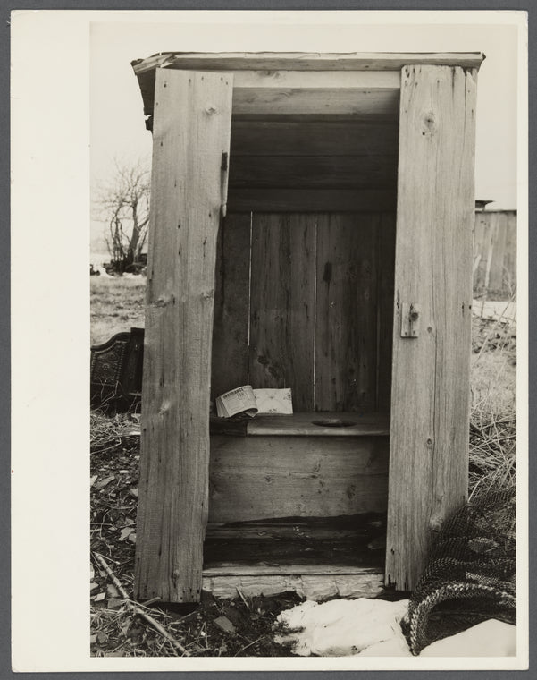 Privy near Rensselaer[ville], New York. Albany County, New York.