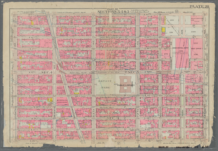 Bounded by W. 47th Street, E. 47th Street, Lexington Avenue, E. 36th Street, W. 36th Street, and Eighth Avenue