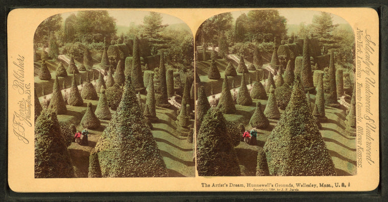 The artist's dream, Hunnewell's Gardens, Wellesley, Mass.