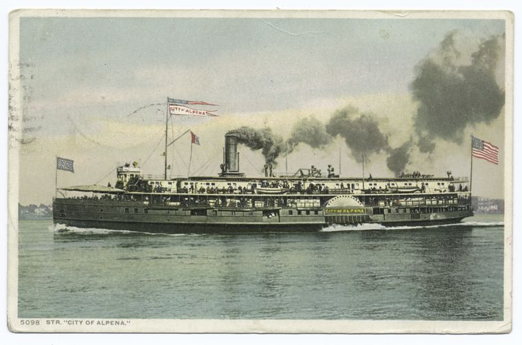 Steamer 'City of Alpena' Lakes