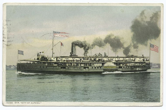 Steamer 'City of Alpena' Lakes