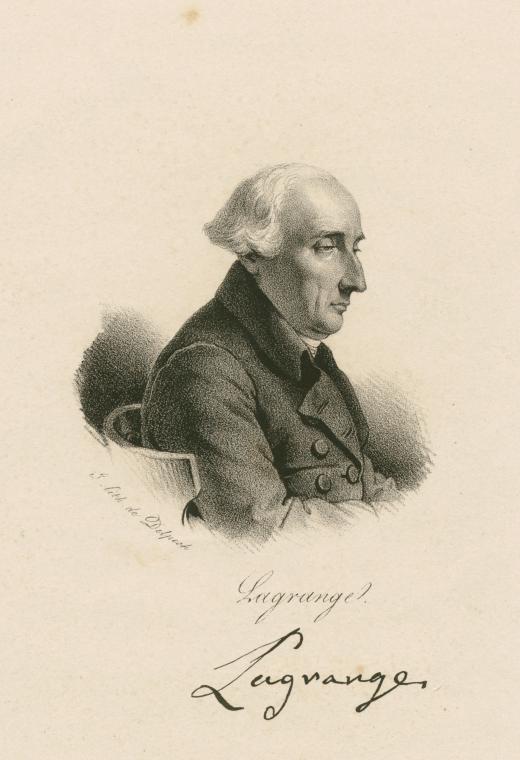 J. L. (Joseph Louis) Lagrange, 1736-1813.