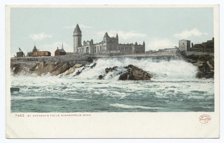 St. Anthony's Falls and Exposition Building, Minneapolis, Minn.