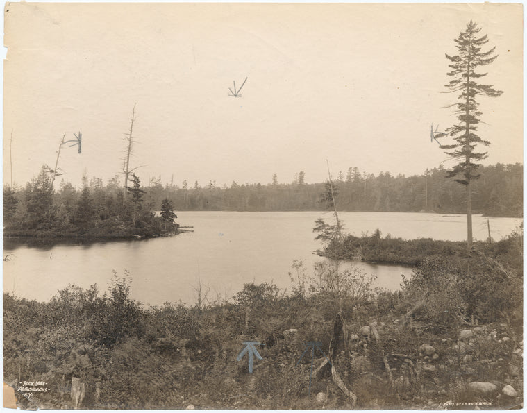 Rock Lake in the Adirondacks, New York.