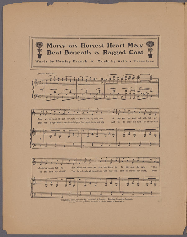 Many an honest heart may beat beneath a ragged coat