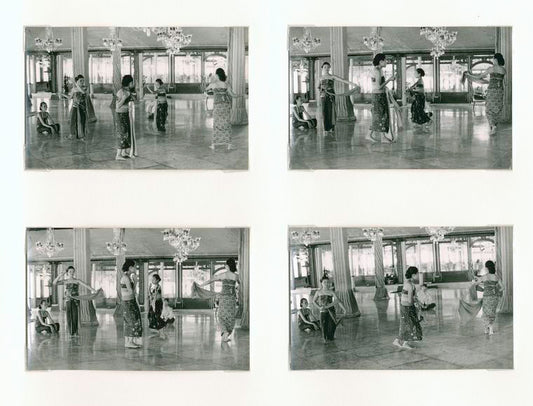 Serimpi, Surakarta, ca. 1966 (rehearsal)