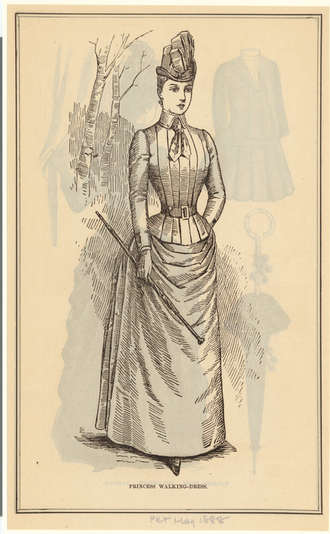Princess walking-dress
