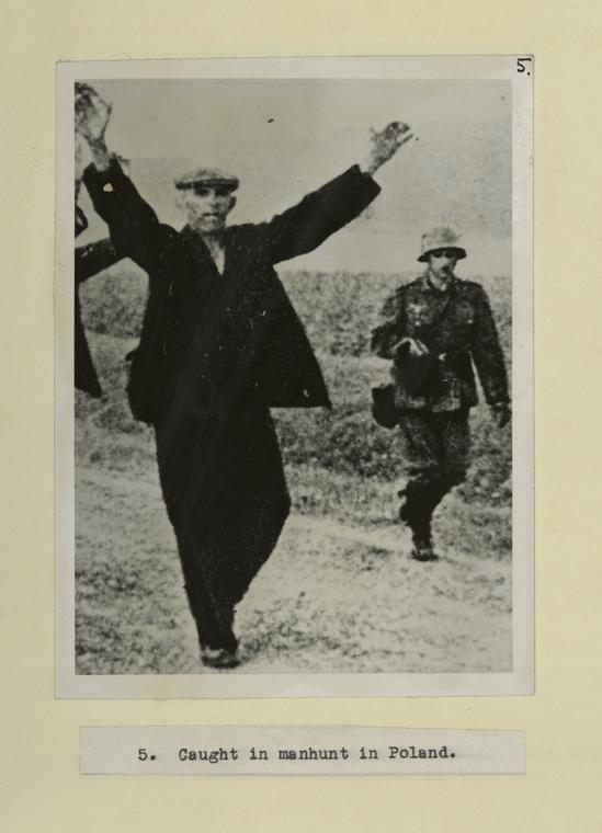 Caught in manhunt on Poland.