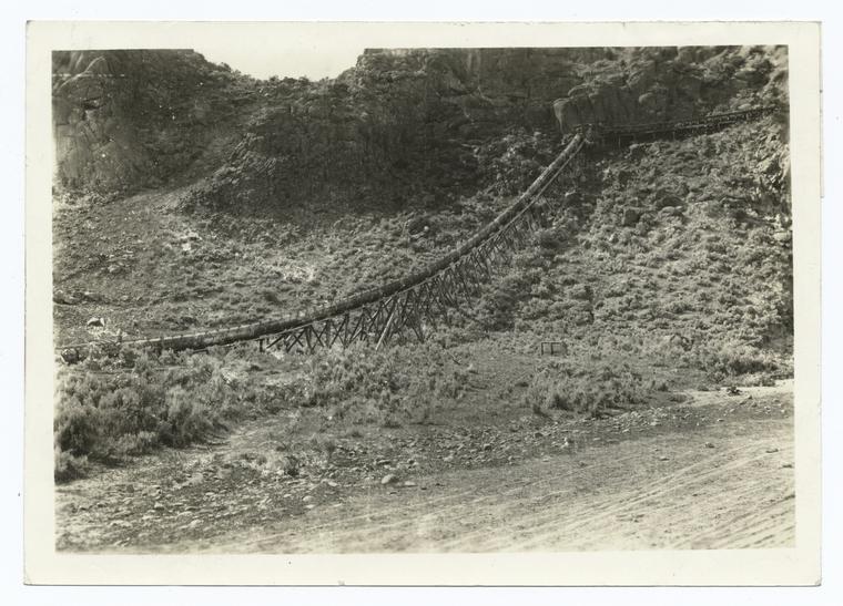 An Irrigation Flume in Washington.