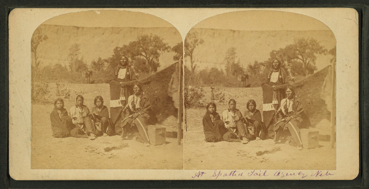 Indians at the Spotted Tail Agency.