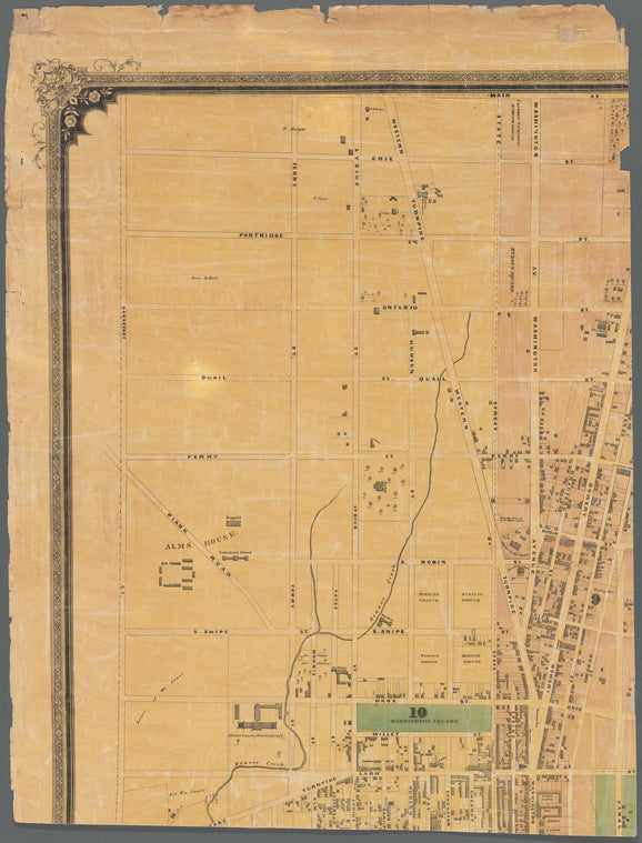 Map of the city of Albany: with villages of Greenbush, East Albany & Bath, N.Y.