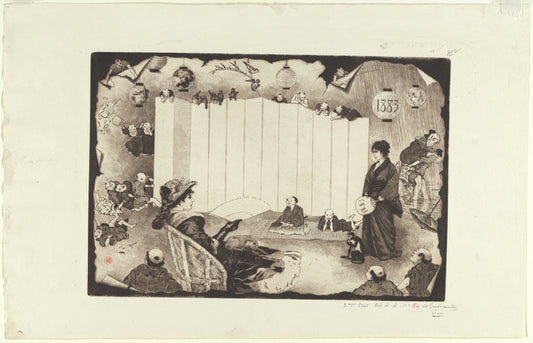Calendar for 1883: fantaisie franco-japonaise