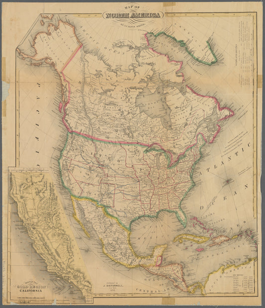 Map of North America