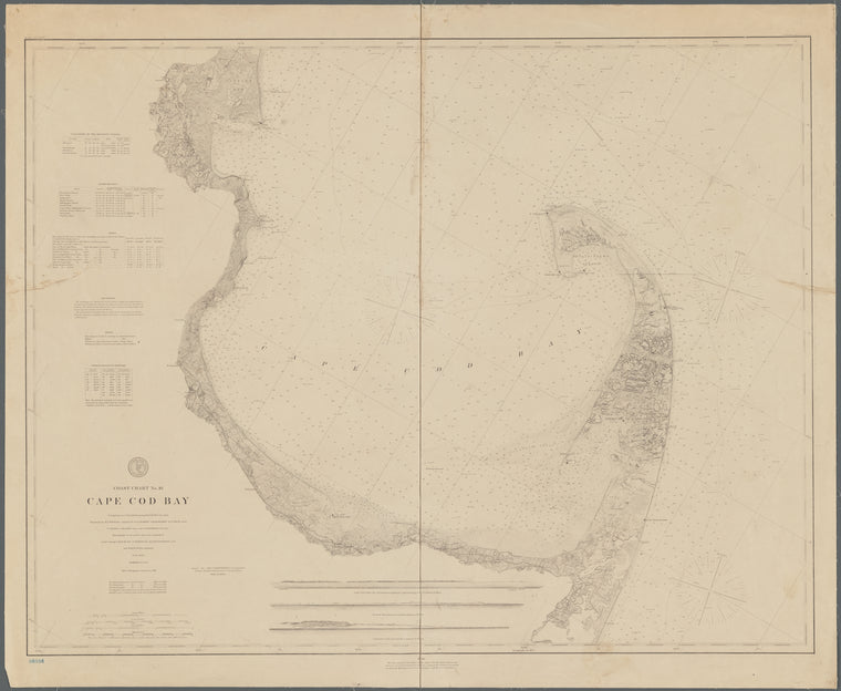Coast chart no. 10 Cape Cod Bay