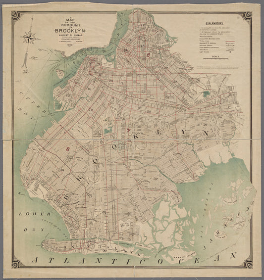 Map of the borough of Brooklyn, 1902
