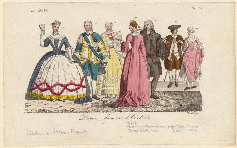 Dama, signora di corte &c