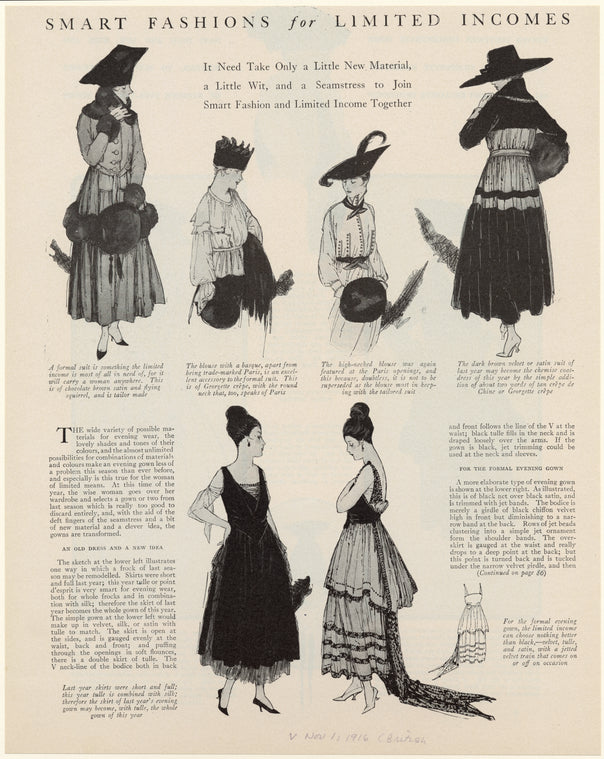 Smart fashions for limited incomes