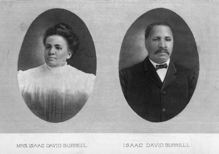 Mrs. Isaac David Burrell; Isaac David Burrell.