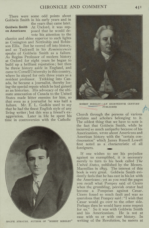 Robert Dodsley.