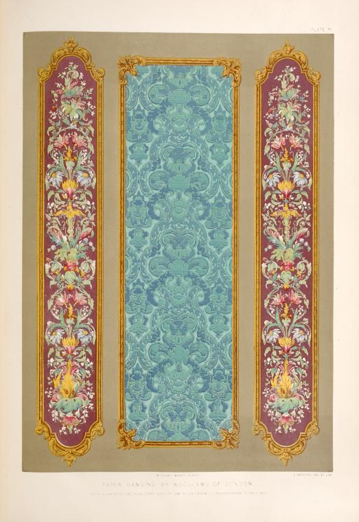 Paper hanging by Woollams of London.