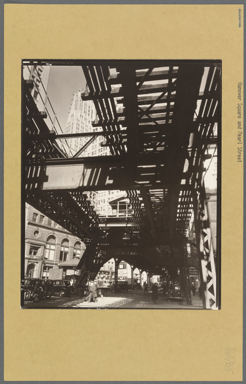 El Second and Third Avenue Lines, Hanover Square and Pearl Street