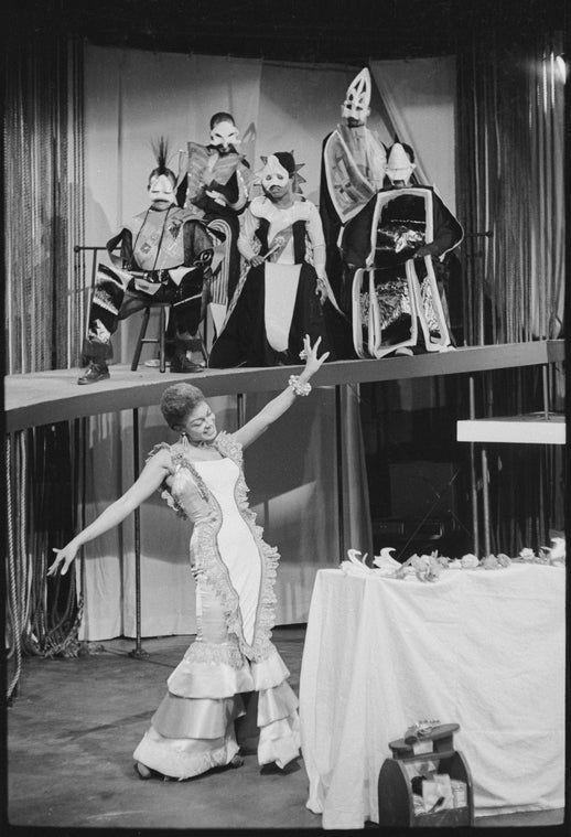 Ethel Ayler in the stage production The Blacks