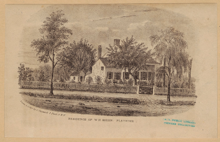 Residence of W.H. Green, Flatbush