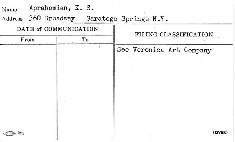 Aprahamian, K.S.