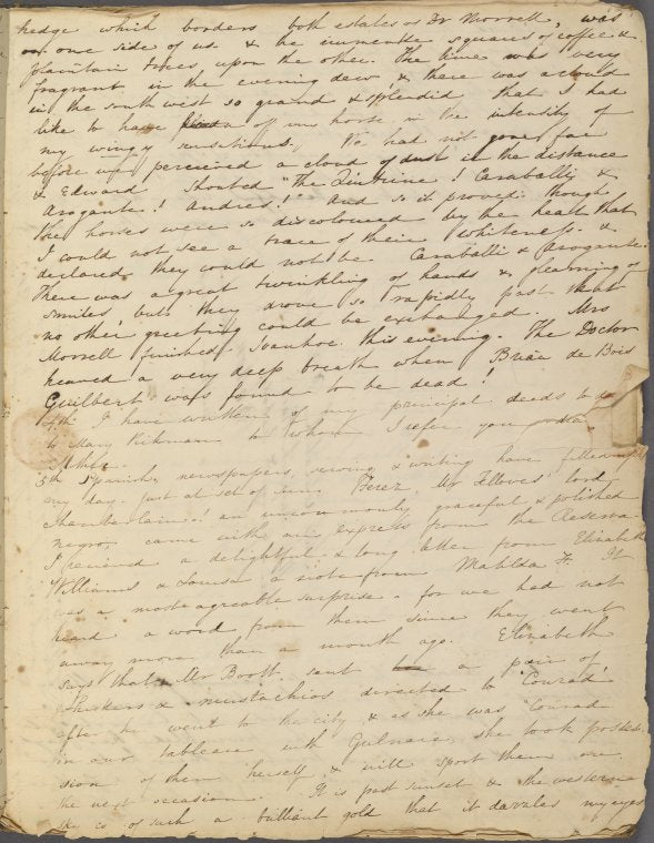 My dearest Mother, Yesterday we sent... ALS. Jun. 2, 1834.