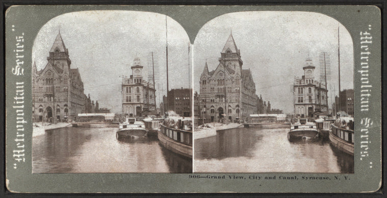 Grand View, City and Canal, Syracuse, N.Y.
