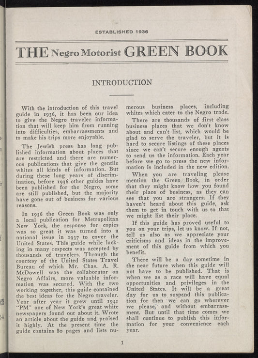 The Negro Motorist Green Book: 1948: A Classified Motorist & Tourist Guide Covering the United States & Alaska