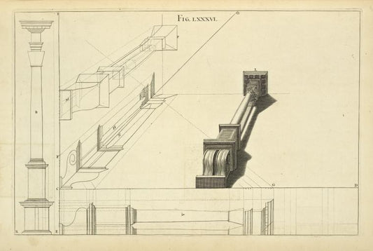 A column in horizontal perspective.