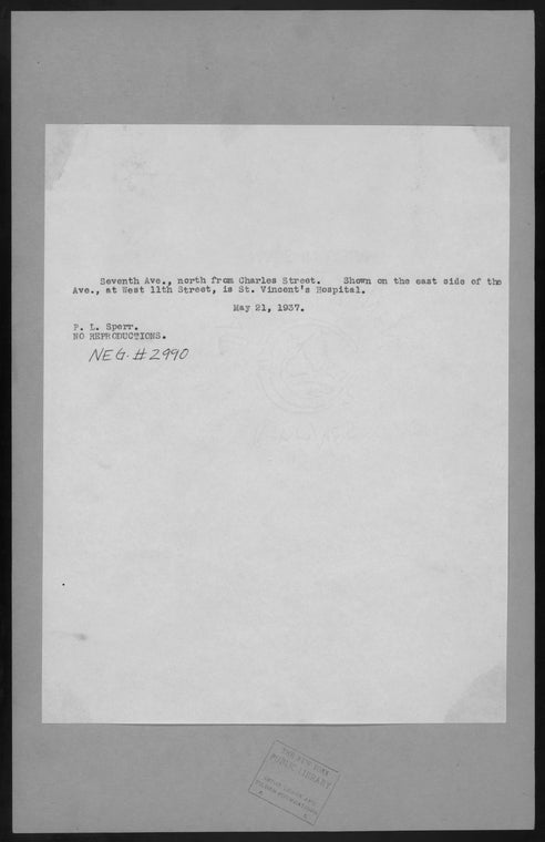 Manhattan: 7th Avenue - Charles Street