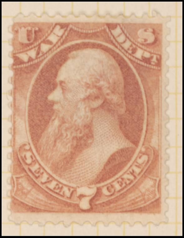 7c rose Stanton War department official single