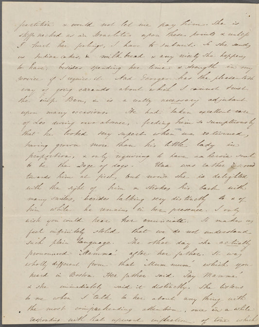 Peabody, Elizabeth [Palmer], mother, AL to. Jan. 26, [1845].