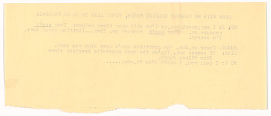 McCarthy Sketch for Democratic Jamboree