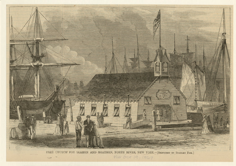 Free Church for Seamen and Boatmen, North River, New York