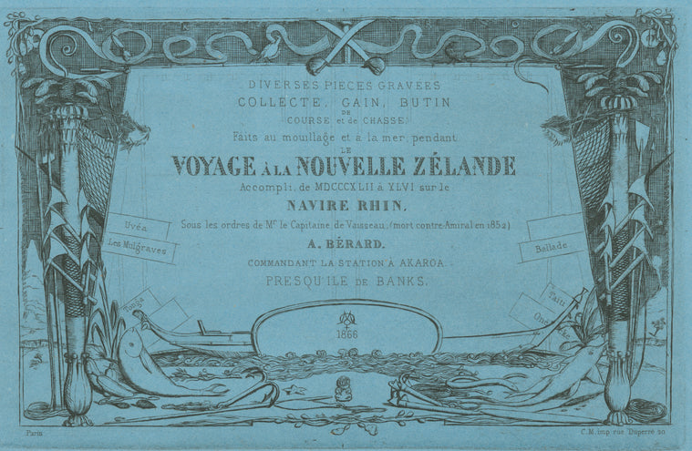 Couverture du Voyage à la Nouvelle Zélande.