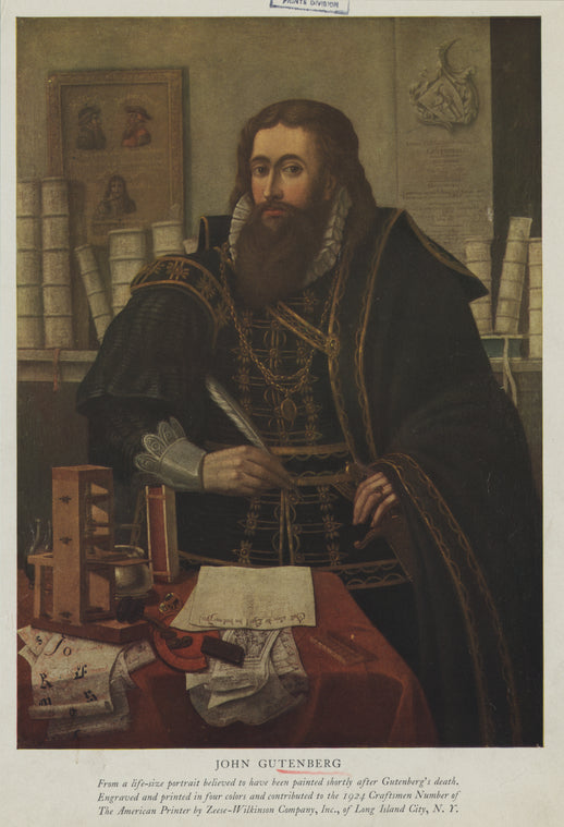 Johann Gutenberg - Portraits