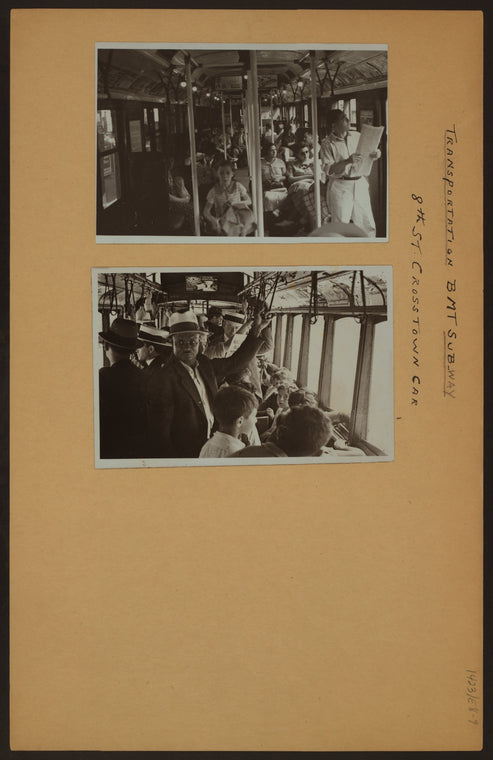 Transportation - Subway - [Inside BMT Subway train to Staten Island.]